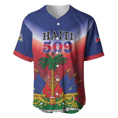 Personalized Afro Haiti 509 Baseball Jersey Repiblik d Ayiti