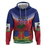 Personalized Afro Haiti 509 Hoodie Repiblik d Ayiti