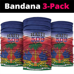 Afro Haiti 509 Neck Gaiter Repiblik d Ayiti LT01
