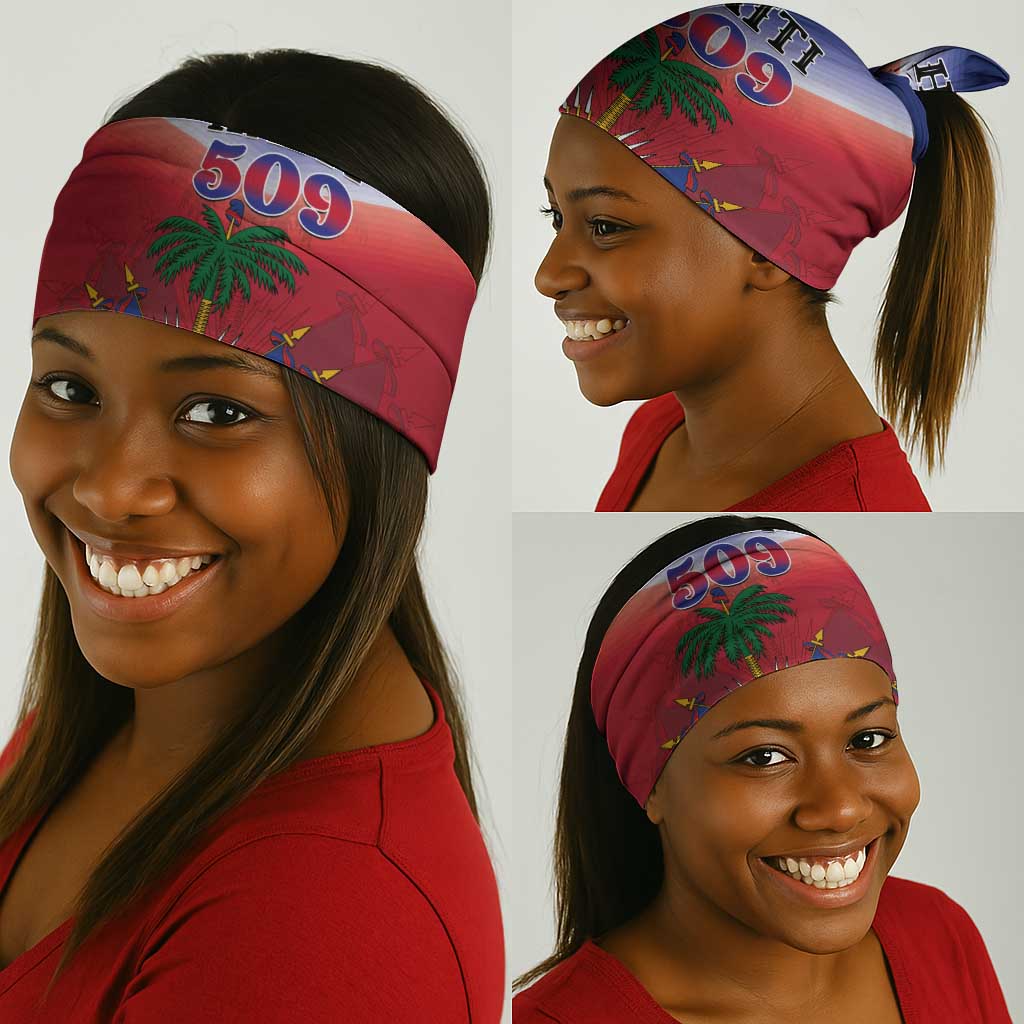 Afro Haiti 509 Neck Gaiter Repiblik d Ayiti LT01