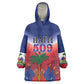 Personalized Afro Haiti 509 Wearable Blanket Hoodie Repiblik d Ayiti
