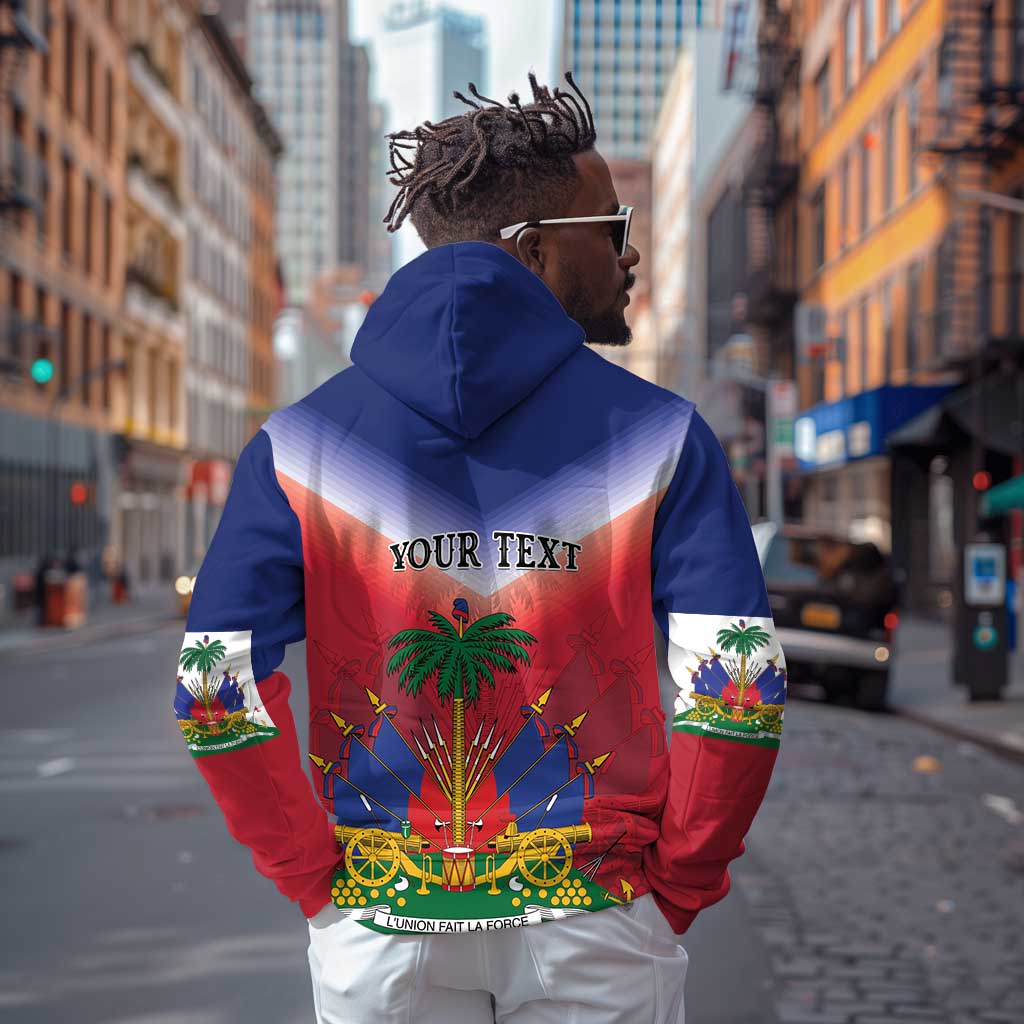 Personalized Afro Haiti 509 Zip Hoodie Repiblik d Ayiti