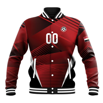 Custom Egypt 2026 World Football Baseball Jacket Yalla Masr The Pharaohs