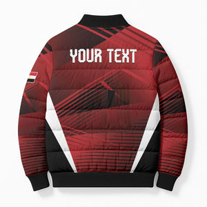 Custom Egypt 2026 World Football Bomber Puffer Jacket Yalla Masr The Pharaohs