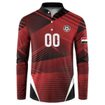 Custom Egypt 2026 World Football Button Sweatshirt Yalla Masr The Pharaohs