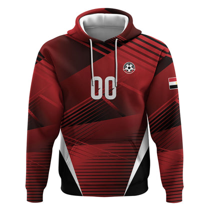 Custom Egypt 2026 World Football Hoodie Yalla Masr The Pharaohs