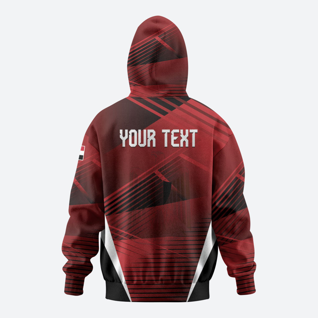 Custom Egypt 2026 World Football Hoodie Yalla Masr The Pharaohs