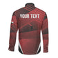 Custom Egypt 2026 World Football Long Sleeve Button Shirt Yalla Masr The Pharaohs