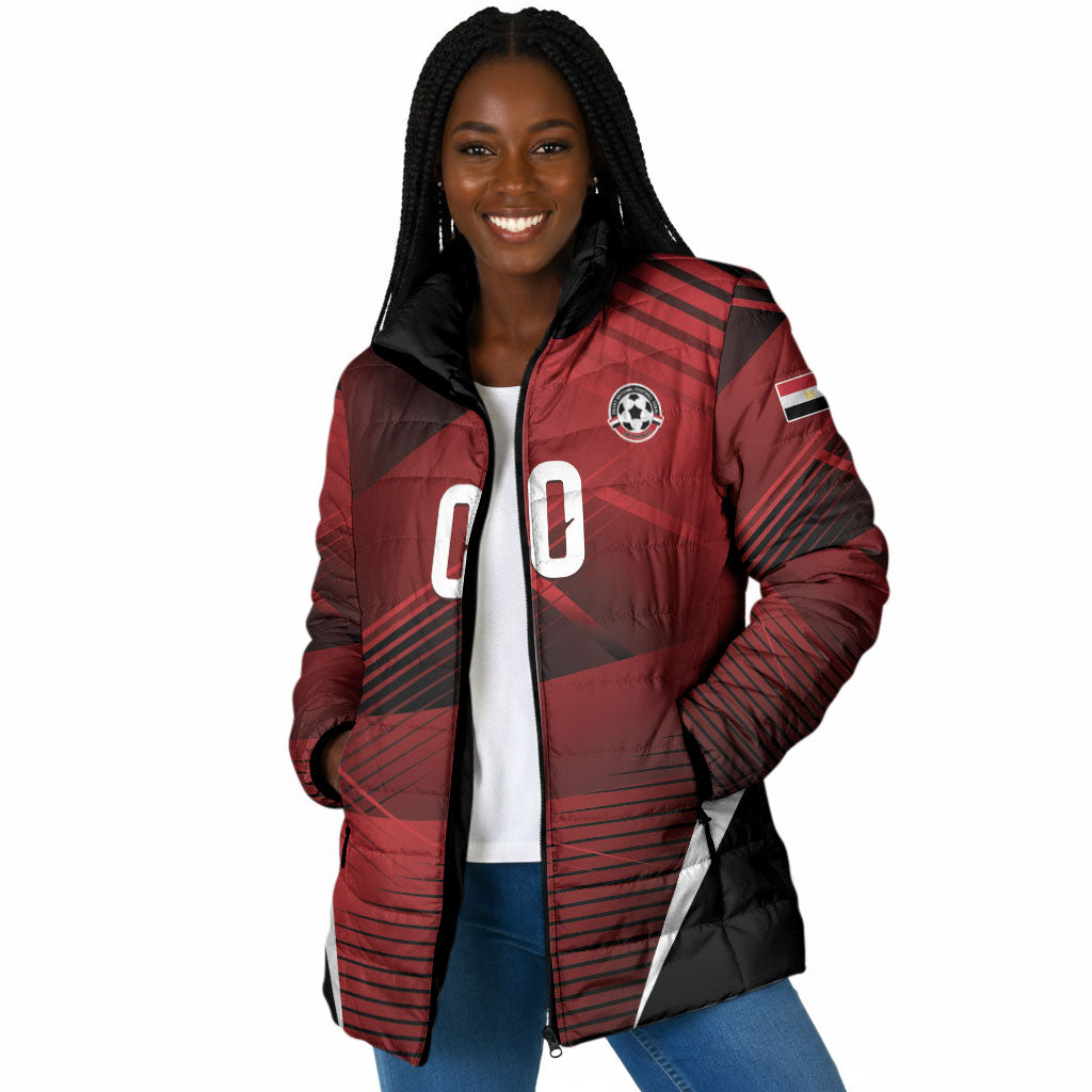 Custom Egypt 2026 World Football Padded Jacket Yalla Masr The Pharaohs