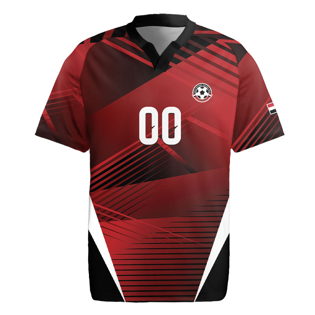 Custom Egypt 2026 World Football Rugby Jersey Yalla Masr The Pharaohs