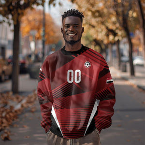 Custom Egypt 2026 World Football Sweatshirt Yalla Masr The Pharaohs