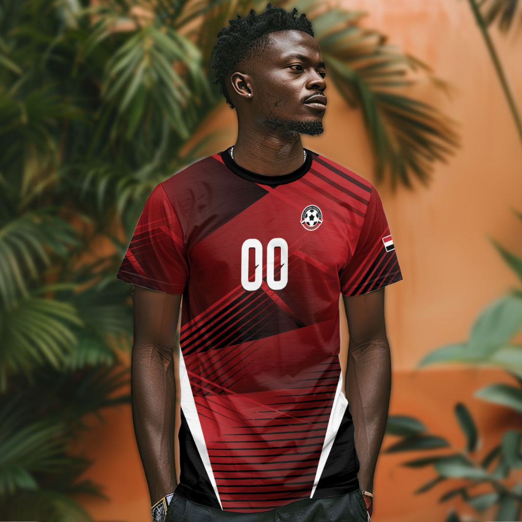 Custom Egypt 2026 World Football T shirt Yalla Masr The Pharaohs