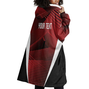 Custom Egypt 2026 World Football Wearable Blanket Hoodie Yalla Masr The Pharaohs