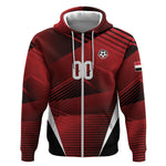 Custom Egypt 2026 World Football Zip Hoodie Yalla Masr The Pharaohs