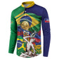 Personalized Brazil Haiti 2026 World Football Button Sweatshirt Come On Boys