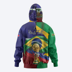 Personalized Brazil Haiti 2026 World Football Hoodie Come On Boys