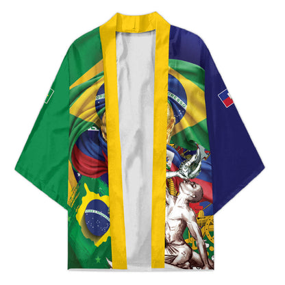 Personalized Brazil Haiti 2026 World Football Kimono Come On Boys