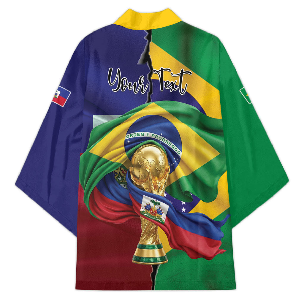 Personalized Brazil Haiti 2026 World Football Kimono Come On Boys