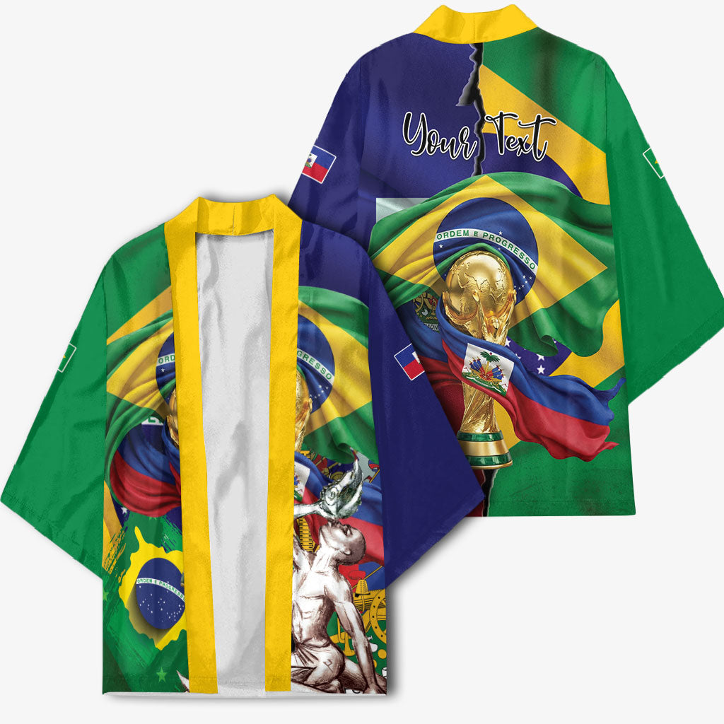Personalized Brazil Haiti 2026 World Football Kimono Come On Boys
