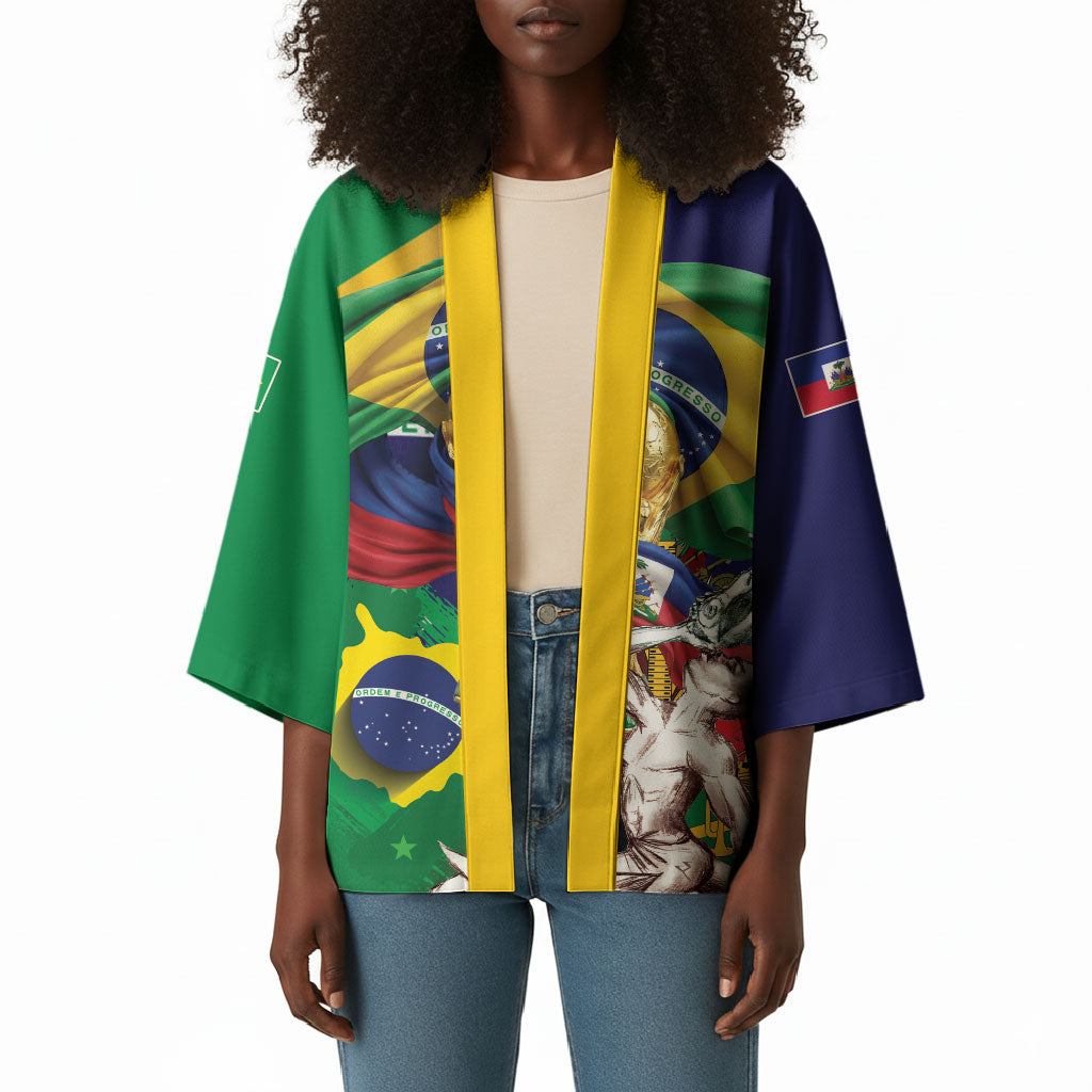 Personalized Brazil Haiti 2026 World Football Kimono Come On Boys