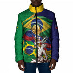 Personalized Brazil Haiti 2026 World Football Padded Jacket Come On Boys