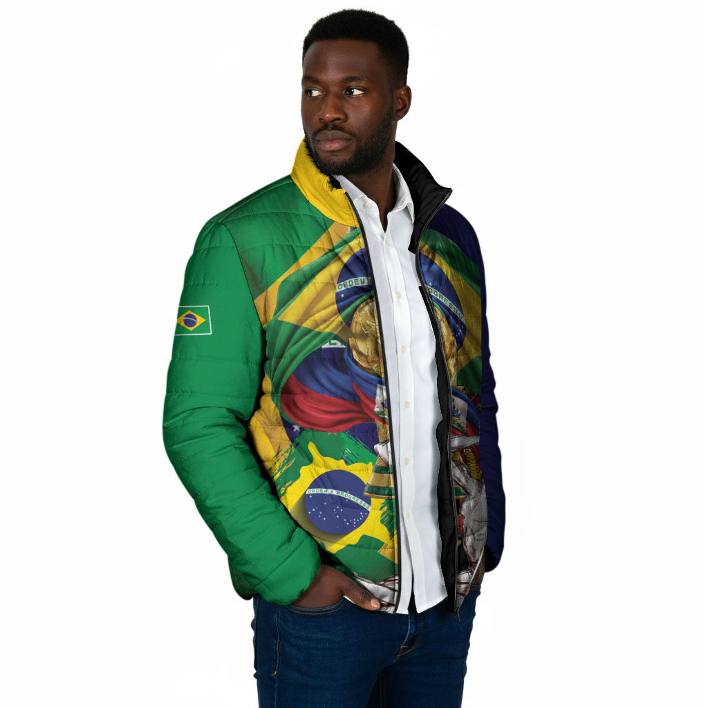 Personalized Brazil Haiti 2026 World Football Padded Jacket Come On Boys