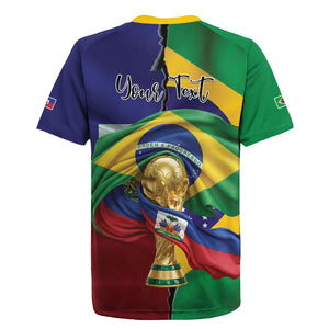Personalized Brazil Haiti 2026 World Football Rugby Jersey Come On Boys