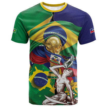 Personalized Brazil Haiti 2026 World Football T shirt Come On Boys
