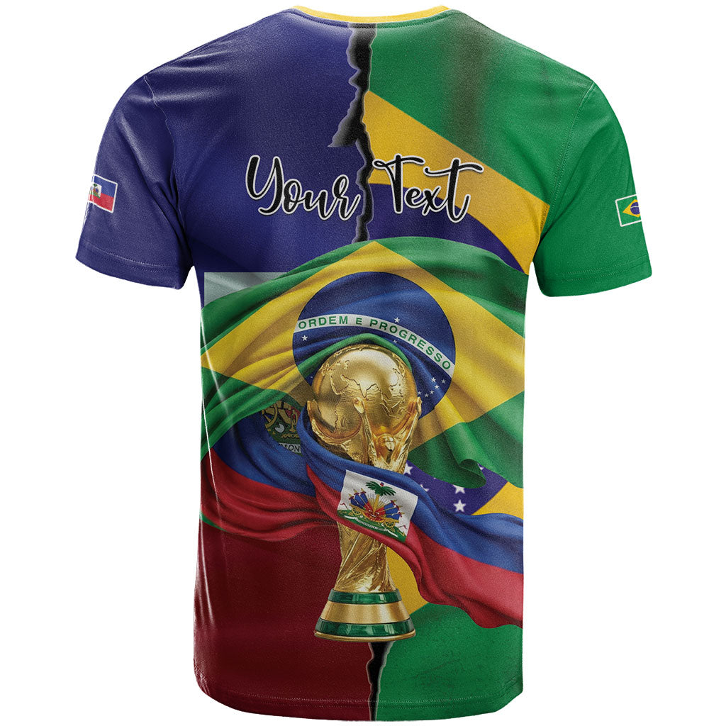 Personalized Brazil Haiti 2026 World Football T shirt Come On Boys