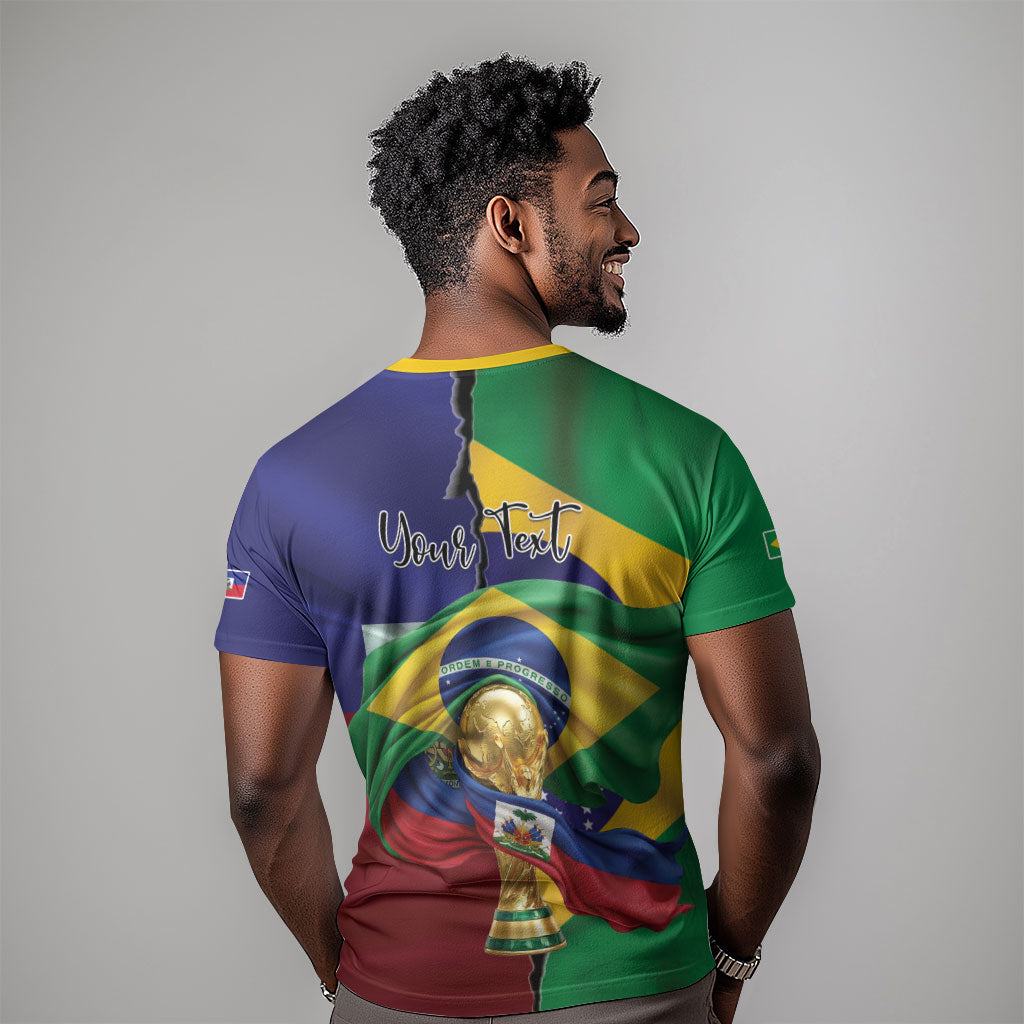 Personalized Brazil Haiti 2026 World Football T shirt Come On Boys