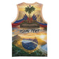 Personalized Brazil Haiti Basketball Jersey Heritage Landscape