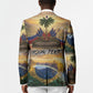 Personalized Brazil Haiti Blazer Heritage Landscape