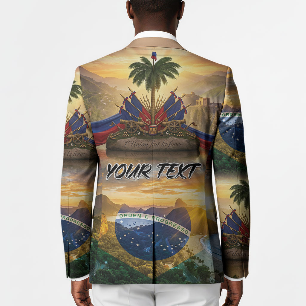 Personalized Brazil Haiti Blazer Heritage Landscape