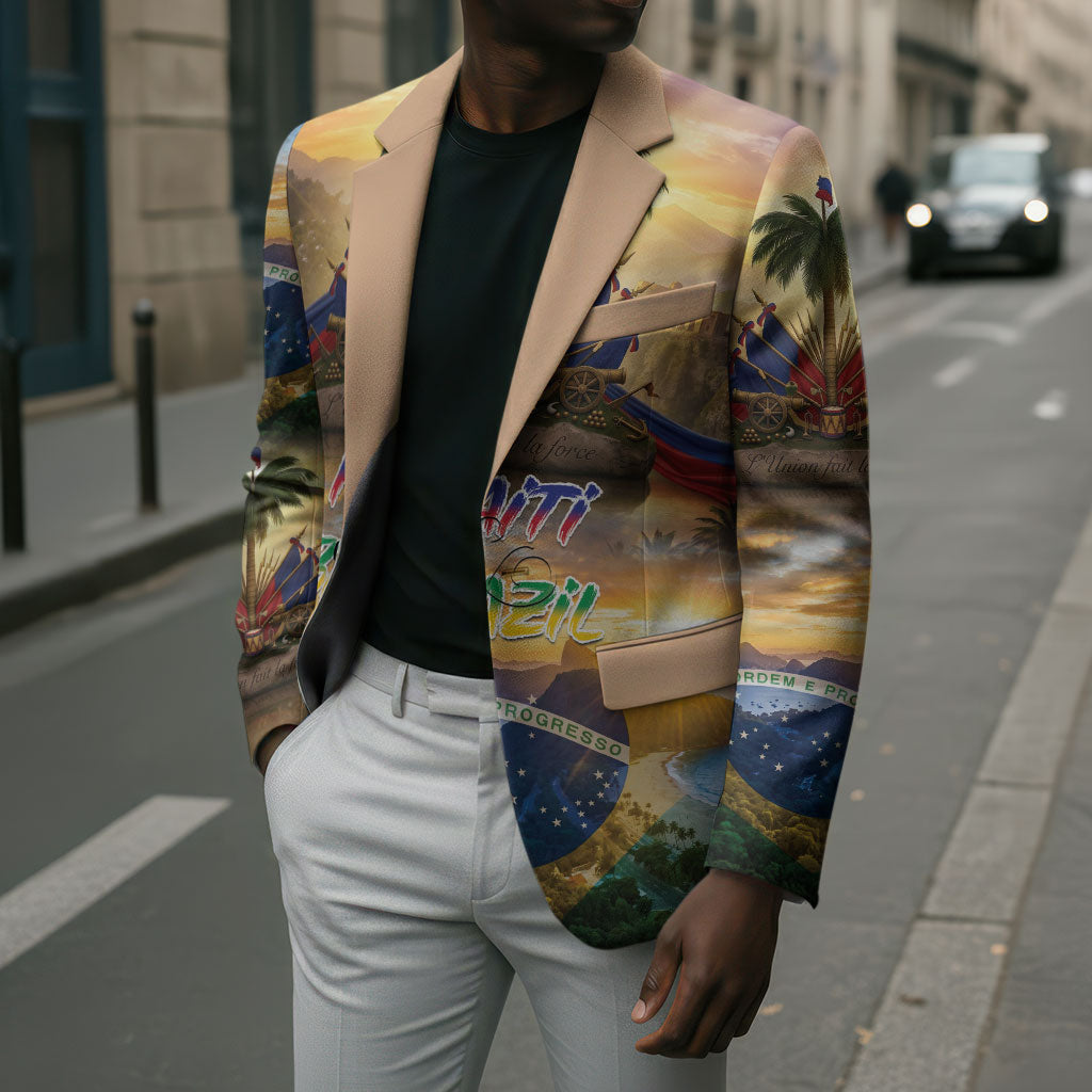 Personalized Brazil Haiti Blazer Heritage Landscape