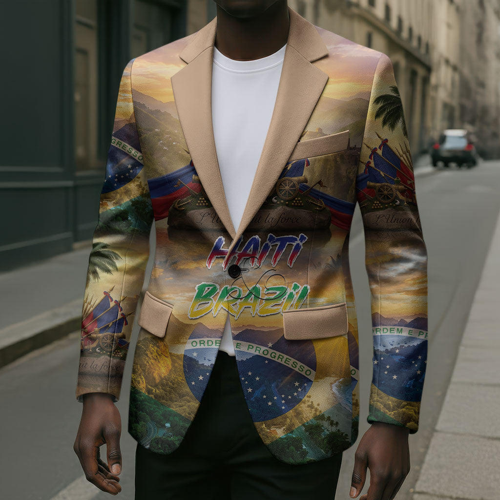 Personalized Brazil Haiti Blazer Heritage Landscape