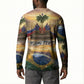 Personalized Brazil Haiti Button Sweatshirt Heritage Landscape