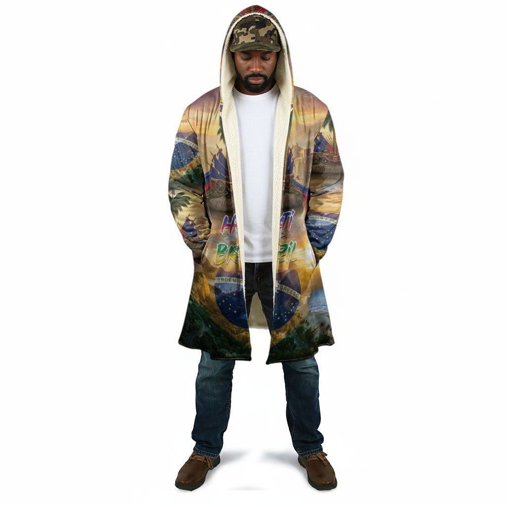 Personalized Brazil Haiti Cloak Heritage Landscape