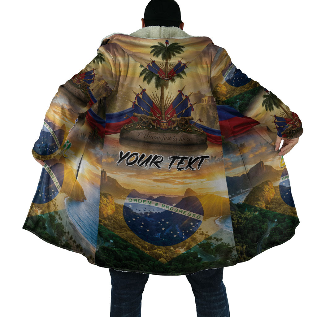 Personalized Brazil Haiti Cloak Heritage Landscape