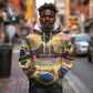 Personalized Brazil Haiti Hoodie Heritage Landscape