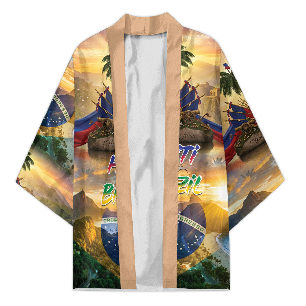 Personalized Brazil Haiti Kimono Heritage Landscape