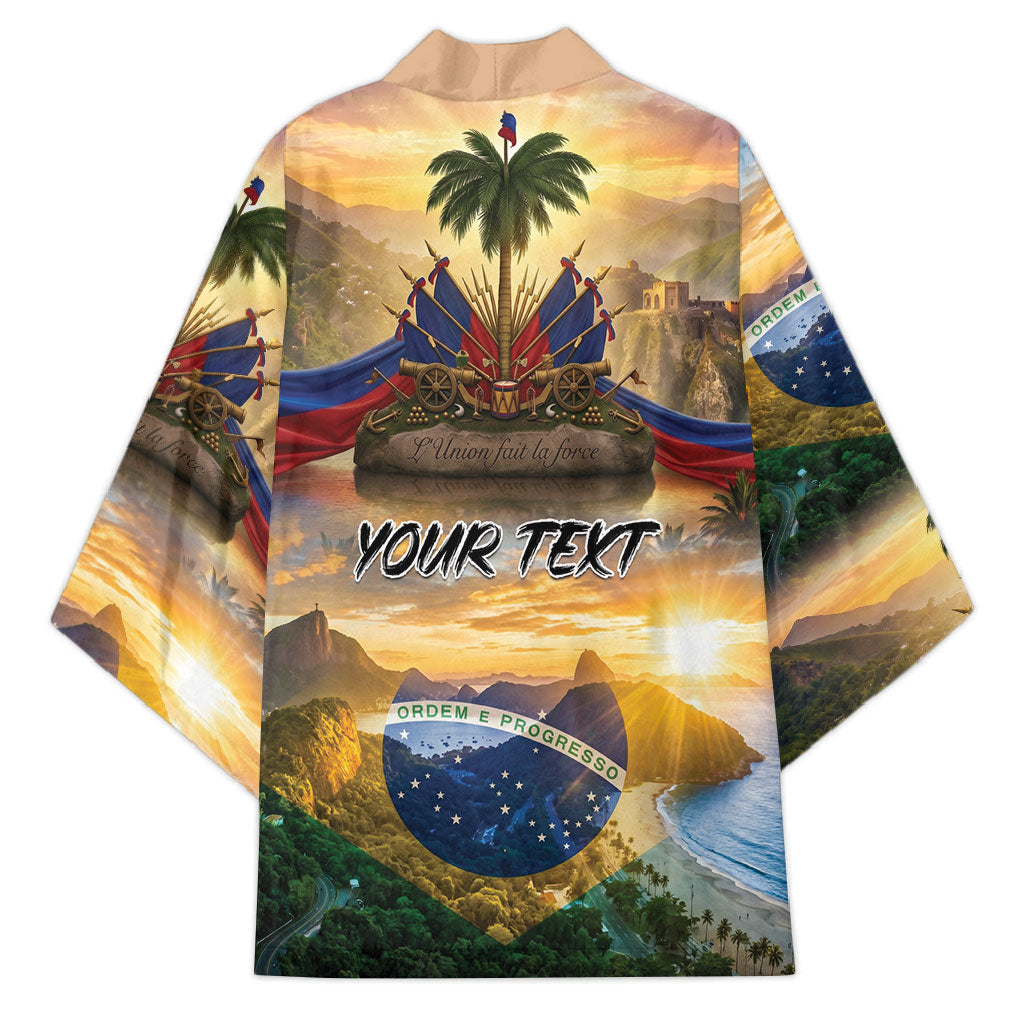Personalized Brazil Haiti Kimono Heritage Landscape