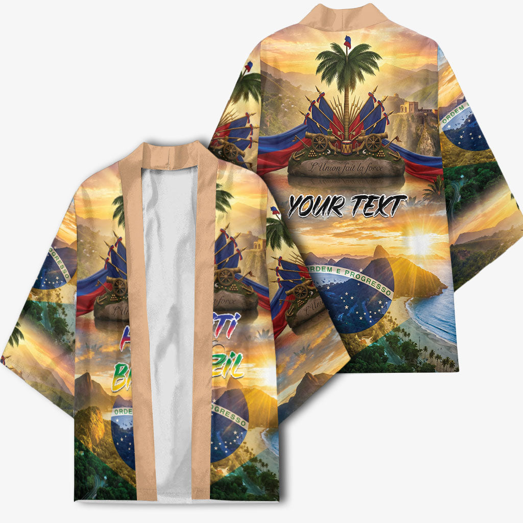Personalized Brazil Haiti Kimono Heritage Landscape