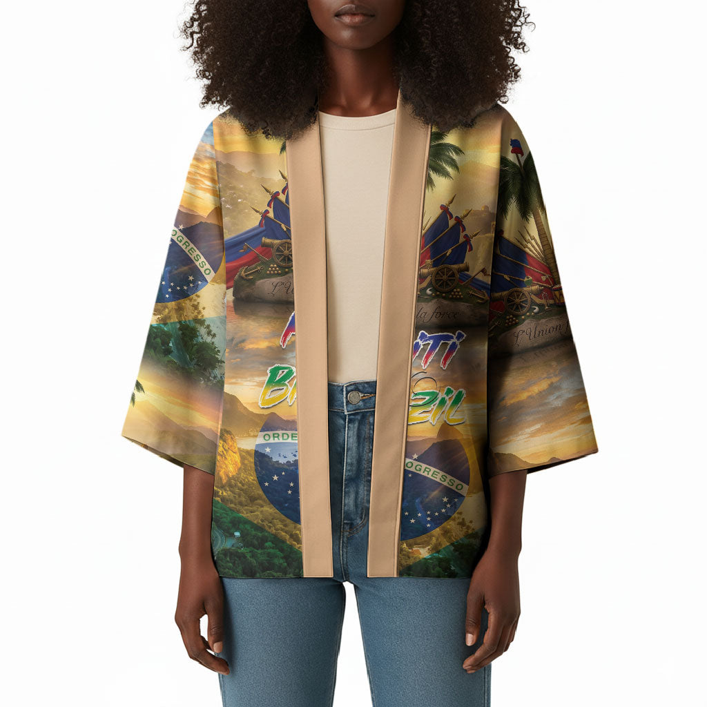 Personalized Brazil Haiti Kimono Heritage Landscape