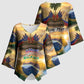 Personalized Brazil Haiti Kimono Sleeve Blouse Heritage Landscape