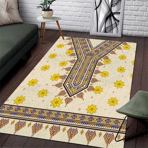 Enkutatash Dashiki Adey Abeba Pattern Area Rug