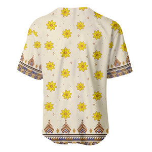 Enkutatash Dashiki Adey Abeba Pattern Baseball Jersey