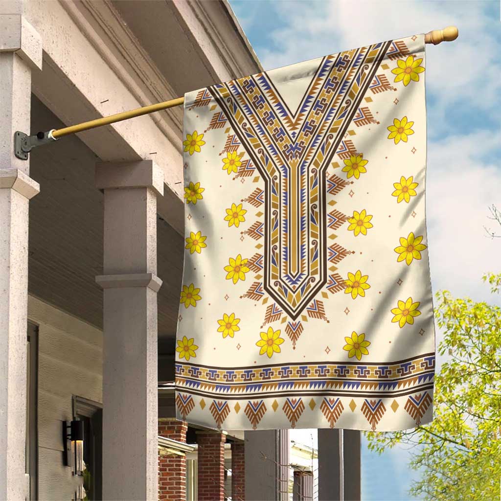 Enkutatash Dashiki Adey Abeba Pattern Garden Flag