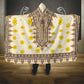 Enkutatash Dashiki Adey Abeba Pattern Hooded Blanket