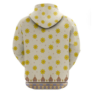 Enkutatash Dashiki Adey Abeba Pattern Hoodie