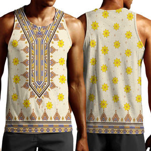 Enkutatash Dashiki Adey Abeba Pattern Men Tank Top